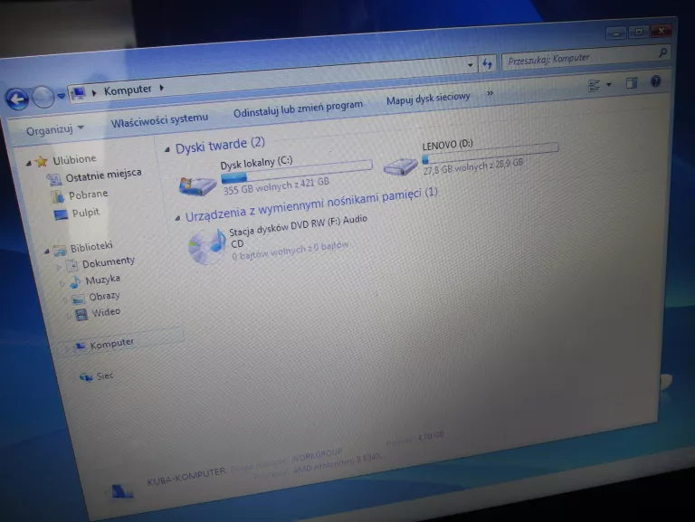 LAPTOP LENOVO G565 4GB/500GB
