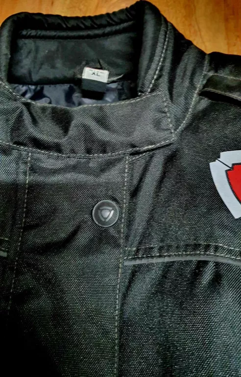 KURTKA MOTOCYKLOWA ISPIDO XL CZARNA
