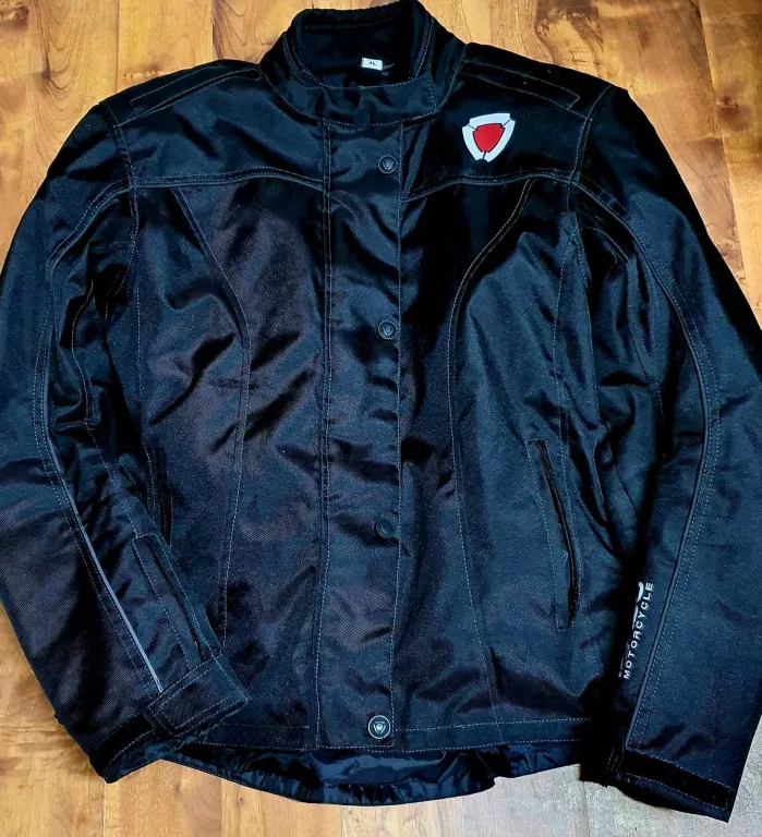 KURTKA MOTOCYKLOWA ISPIDO XL CZARNA