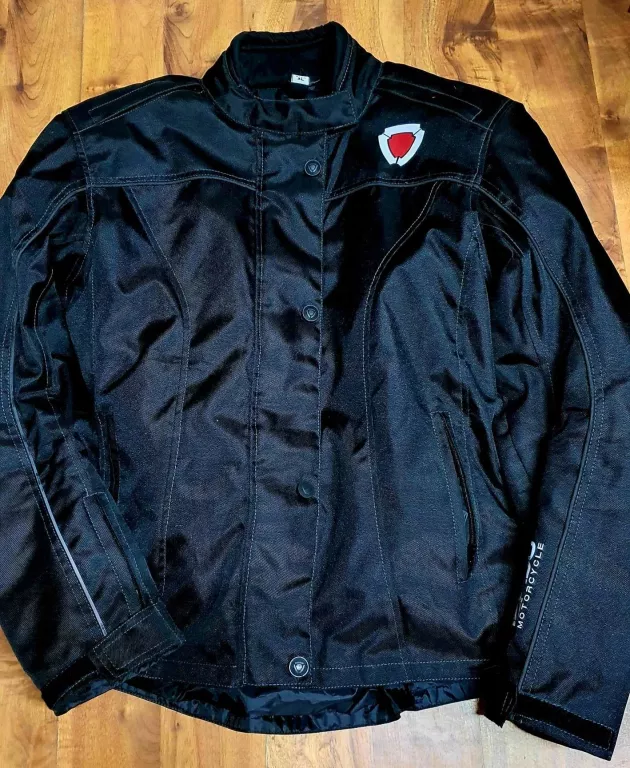 KURTKA MOTOCYKLOWA ISPIDO XL CZARNA