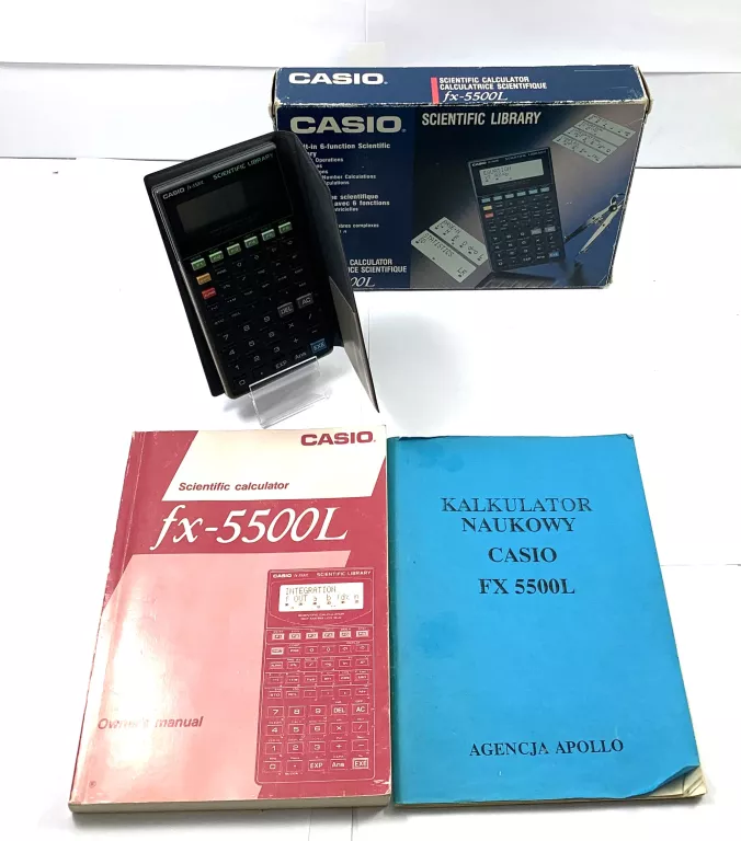 KALKULATOR NAUKOWY CASIO FX-5500L KOMPLET