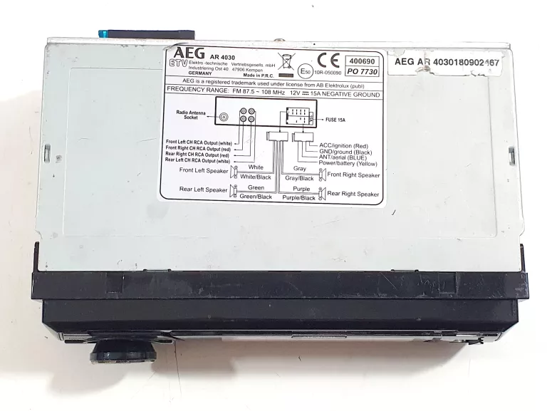 RADIO SAMOCHODOWE AEG AR 4030