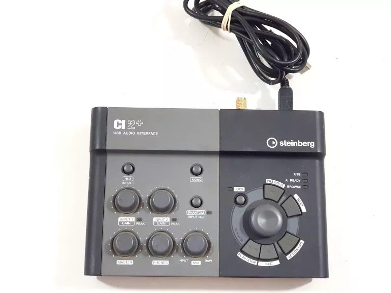 STEINBERG CI2 + PRO KIT INTERFACE AUDIO USB USZKODZONY KABEL