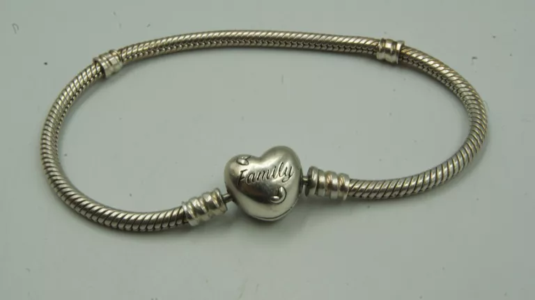SREBRNA BRANSOLETKA PANDORA 18,5 CM MOMENTS FAMILY