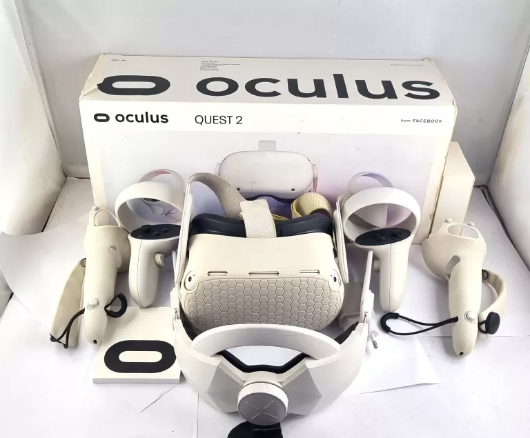 GOGLE VR OCULUS QUEST 2 128GB 4 KONTROLERY | Gogle VR | Loombard.pl