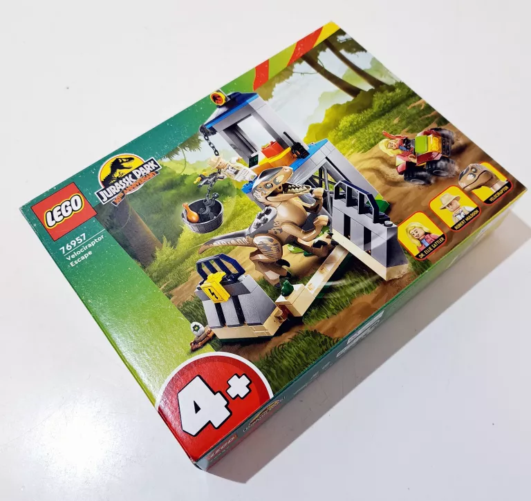 LEGO JURASSIC WORLD 76957 UCIECZKA VELOCIRAPTORA