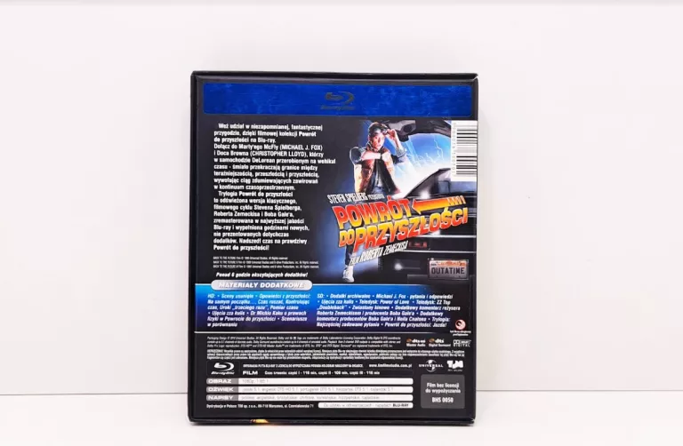 POWRÓT DO PRZYSZŁOŚCI TRYLOGIA BLU RAY