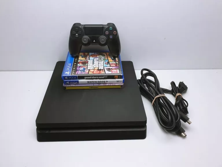 KONSOLA SONY PLAYSTATION 4 PS4 500GB 1 PAD 3X GRA [OPIS