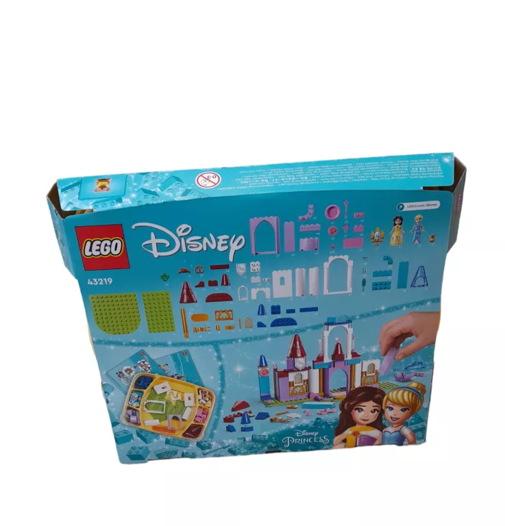 LEGO DISNEY 43219 KREATYWNE ZAMKI KSIĘŻNICZEK DISNEYA ZESTAW PAŁAC KLOCKI