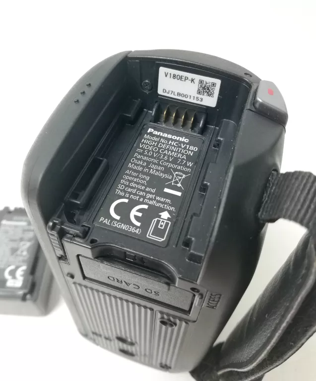 KAMERA PANASONIC HC-V180 BRAK ŁADOWARKI