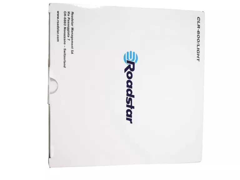 RADIOBUDZIK ZEGAR ROADSTAR CLR-600 BIAŁY