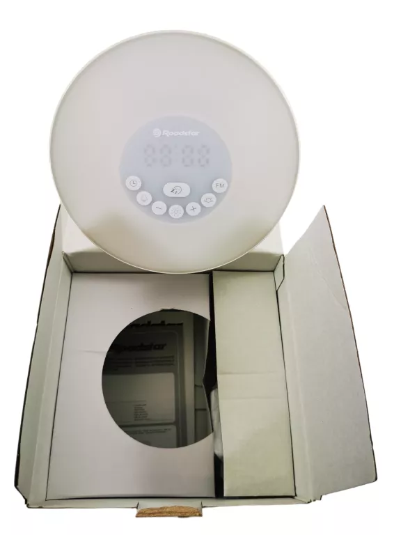 RADIOBUDZIK ZEGAR ROADSTAR CLR-600 BIAŁY