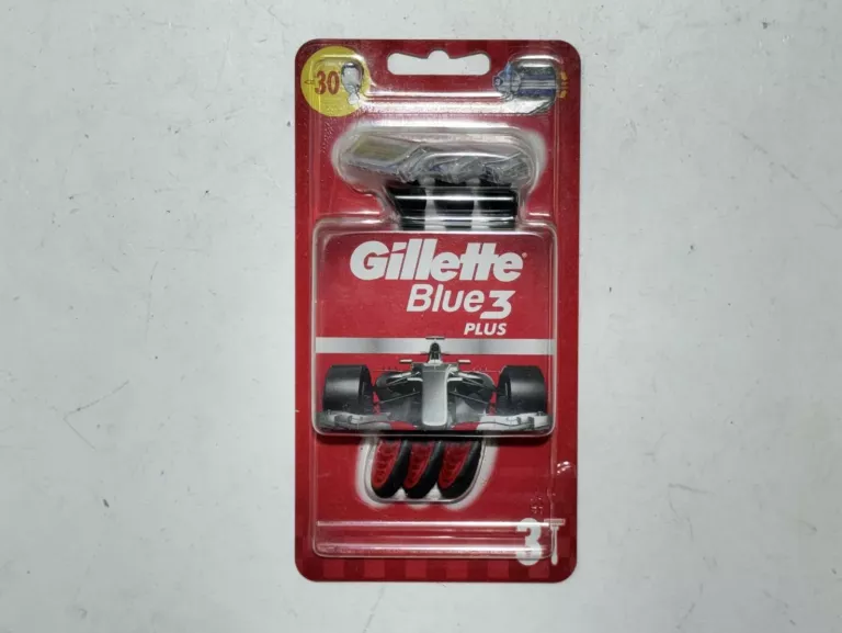 GILLETTE BLUE 3 PLUS MASZYNKI DO GOLENIA 3 SZTUKI