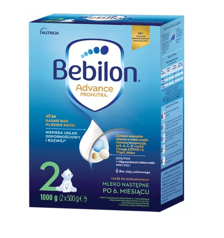 BEBILON 2 ADVANCE PRONUTRA MLEKO 1000 G