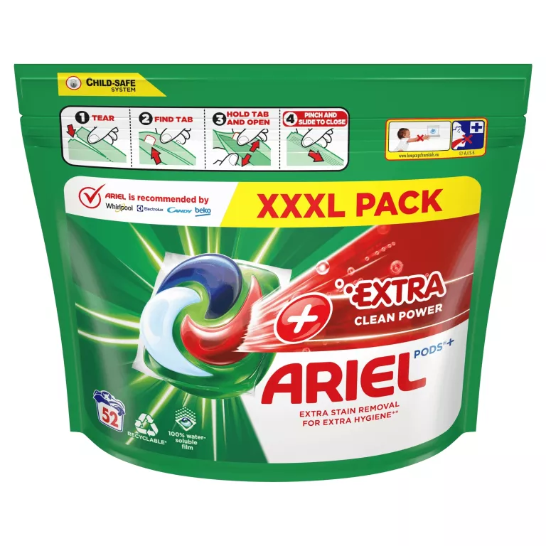 ARIEL XXXL PACK 52 EXTRA CLEAN POWER