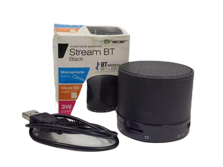 GŁOŚNIK TRACER STREAM BT BLACK 3 W