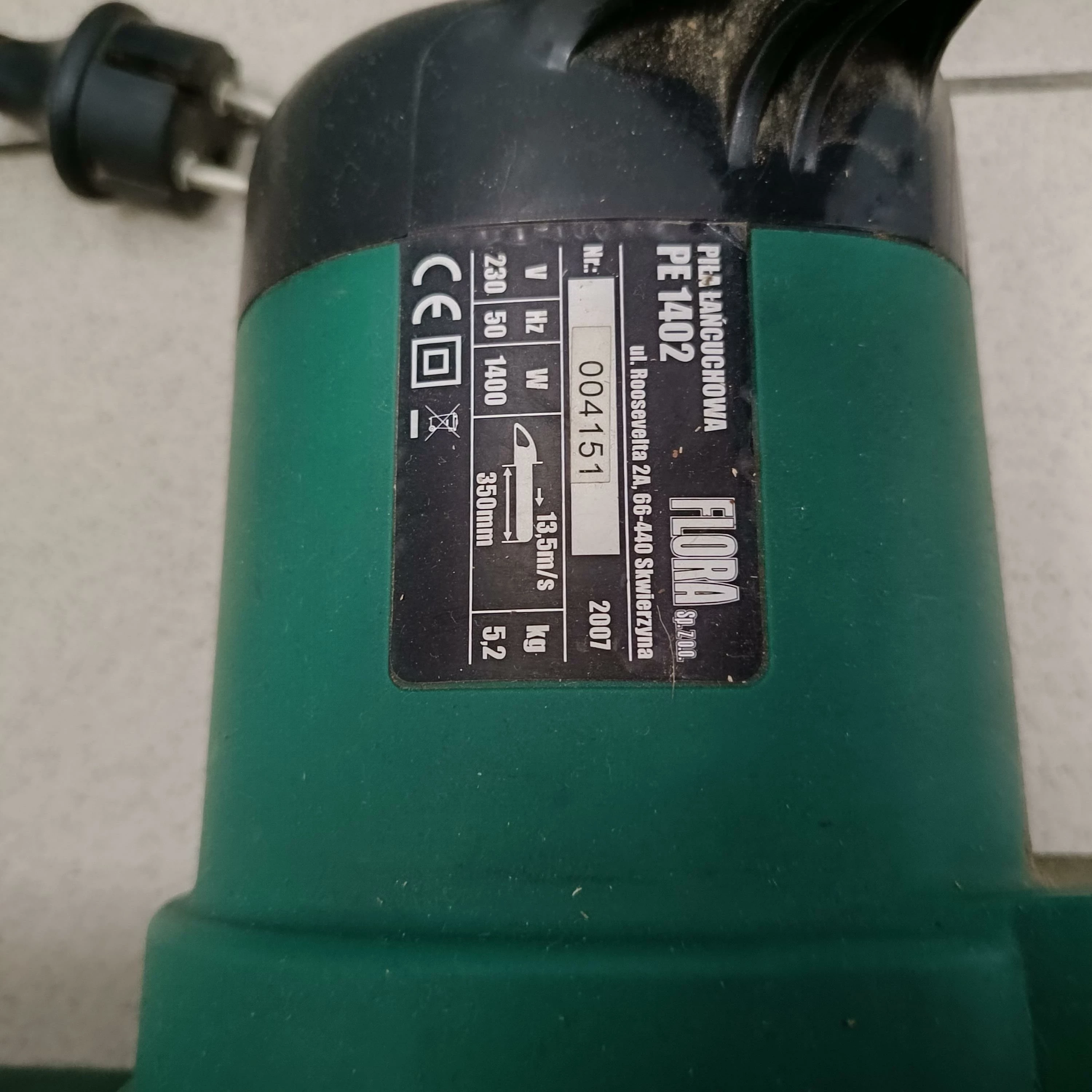 pila-lancuchowa-flora-zasilanie-sieciowe