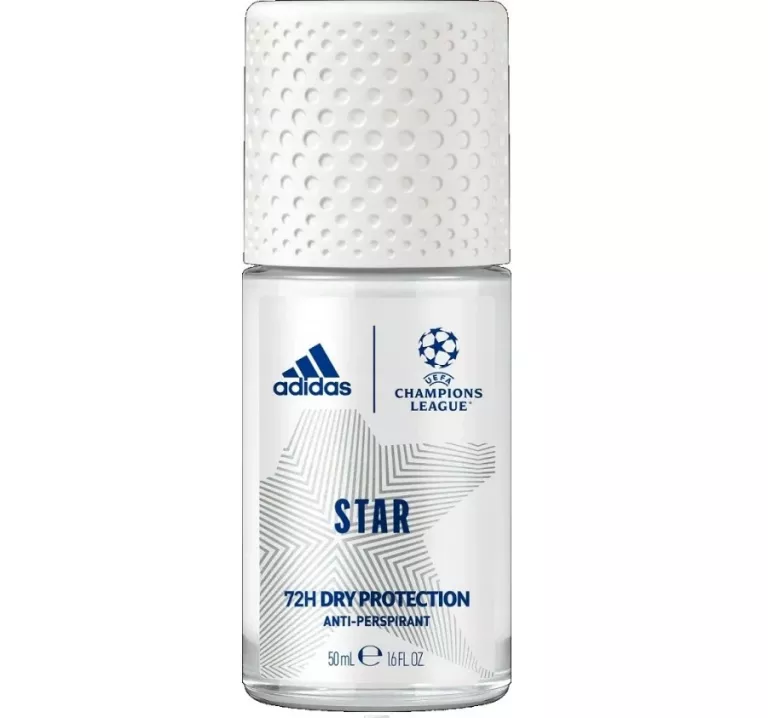 ADIDAS UEFA CHAMPIONS LEAGUE STAR 72H ANTYPERSPIRANT ROLL-ON MĘSKI 50ML