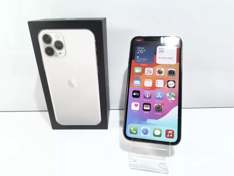SMARTFON APPLE IPHONE 11 PRO 4 GB / 256 GB 4G (LTE) BIAŁY K.BAT 80%