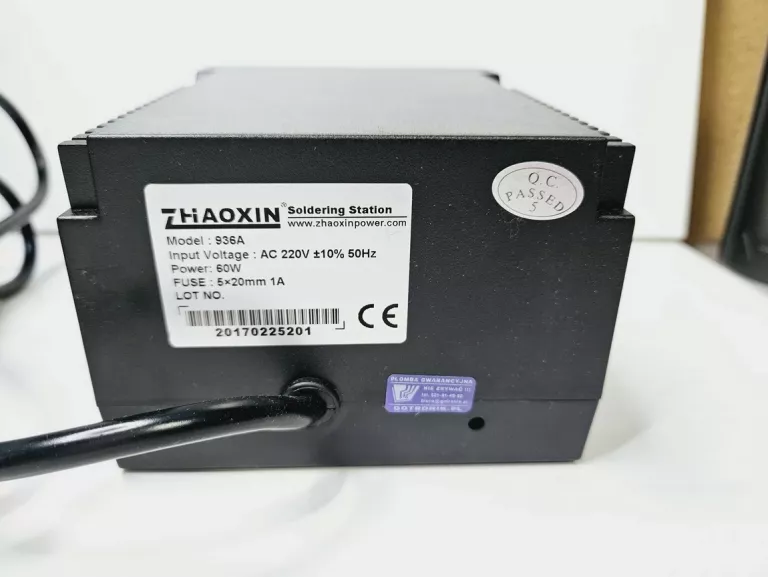 STACJA LUTOWNICZA ZHAOXIN 936A 220V 50HZ