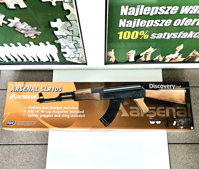 KARABIN AEG ASG DLV ARSENAL SLR105 KAŁASZNIKOW