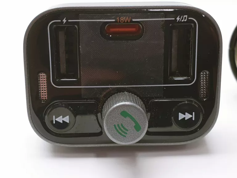 TRANSMITER FM BASEUS S-09 + ADAPTER DO WTYCZKI 230V