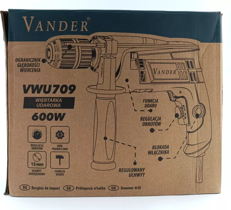 WIERTARKA UDAROWA VANDER VWU709