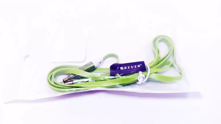 KABEL JACK 3,5MM - JACK 3,5MM FOREVER ZIELONY