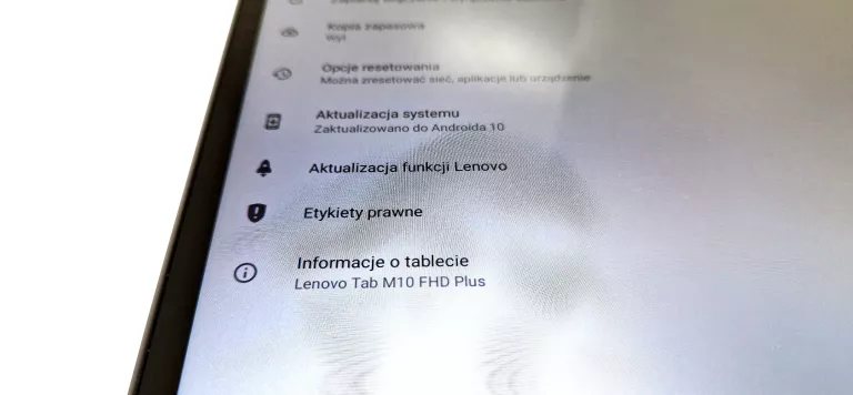 TABLET LENOVO TAB M10 FHD PLUS 4/64 TB-X606X STAN BDB +PODSTAWKA +PUDEŁKO