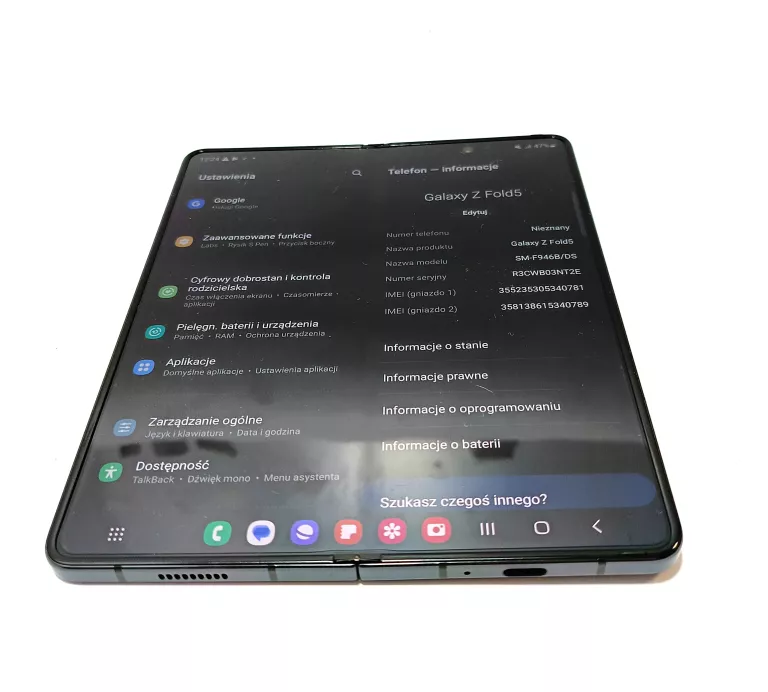 telefon-samsung-galaxy-z-fold-5-12512-gb-na-czesci-kolor-czarny