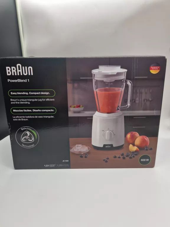 BLENDER KIELICHOWY BRAUN POWERBLEND 1 JB 1050 600W