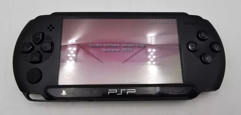 KONSOLA SONY PSP STREET PSP-E1004 + ŁADOWARKA + KARTA PAMIĘCI 32GB