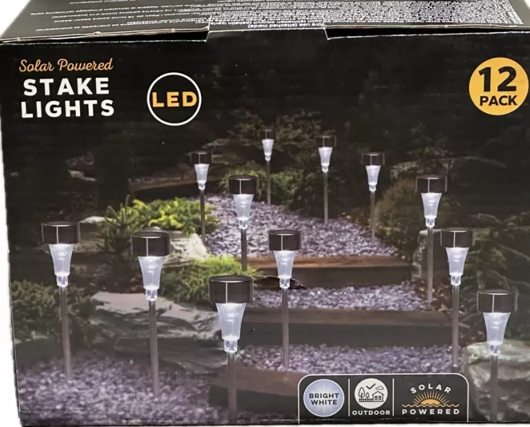 LAMPY PEPCO ZASILANE ENERGIĄ SŁONECZNĄ (ZESTAW 12 SZT.)