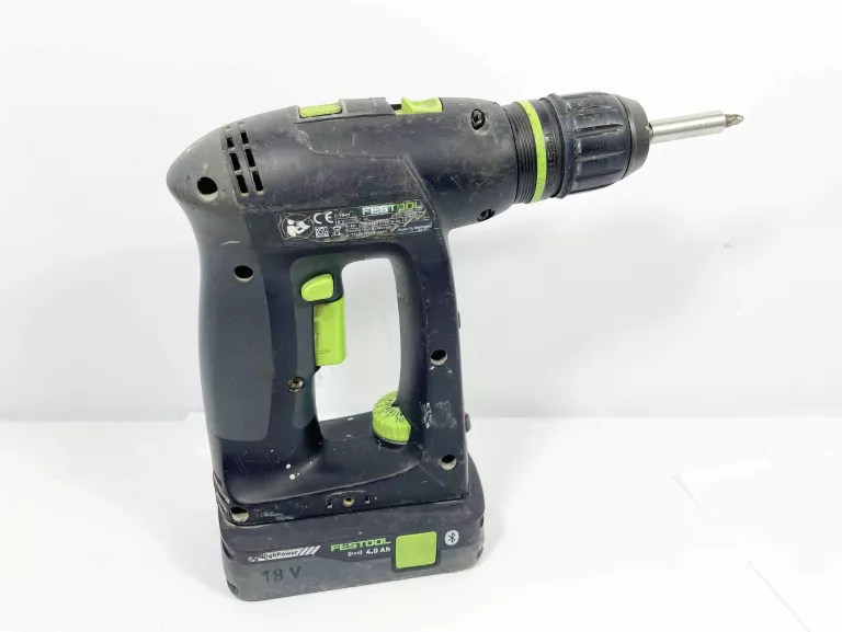 WKRĘTARKA AKUMULATOROWA FESTOOL C18 + AKU 4AH 18V + ŁADOWARKA HIT