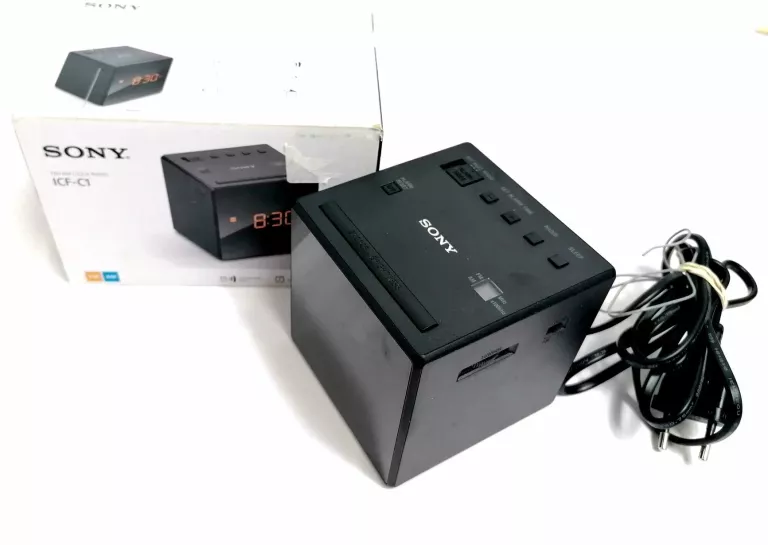 RADIOBUDZIK SONY ICF-C1 PUDEŁKO STAN BDB