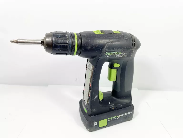 WKRĘTARKA AKUMULATOROWA FESTOOL C18 + AKU 4AH 18V + ŁADOWARKA HIT