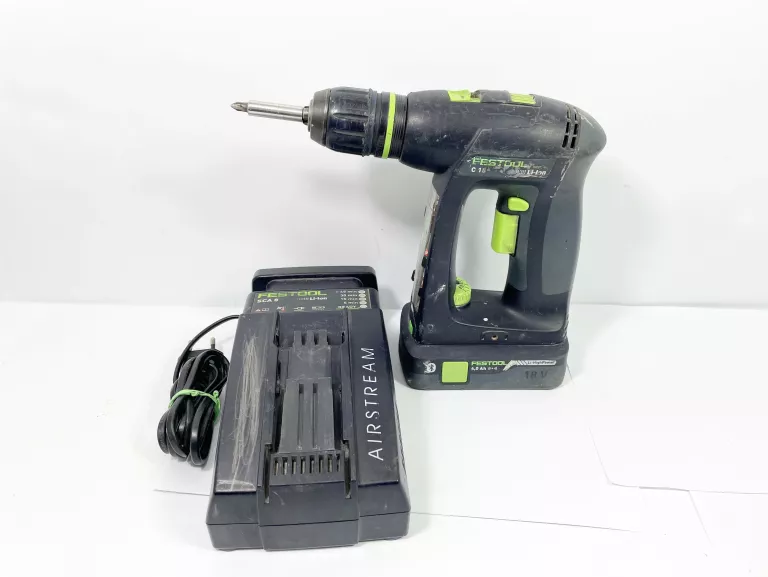 WKRĘTARKA AKUMULATOROWA FESTOOL C18 + AKU 4AH 18V + ŁADOWARKA HIT