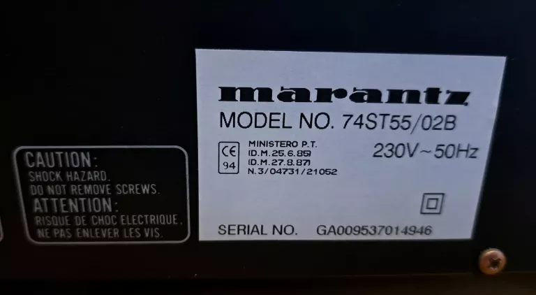 TUNER FM MARANTZ ST-55