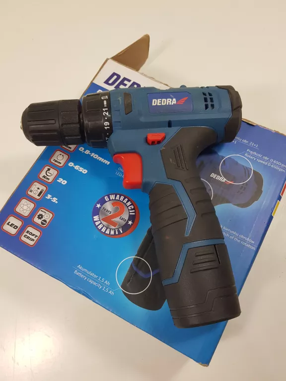 WKRĘTARKA DEDRA  DED7874 12V + PUDEŁKO