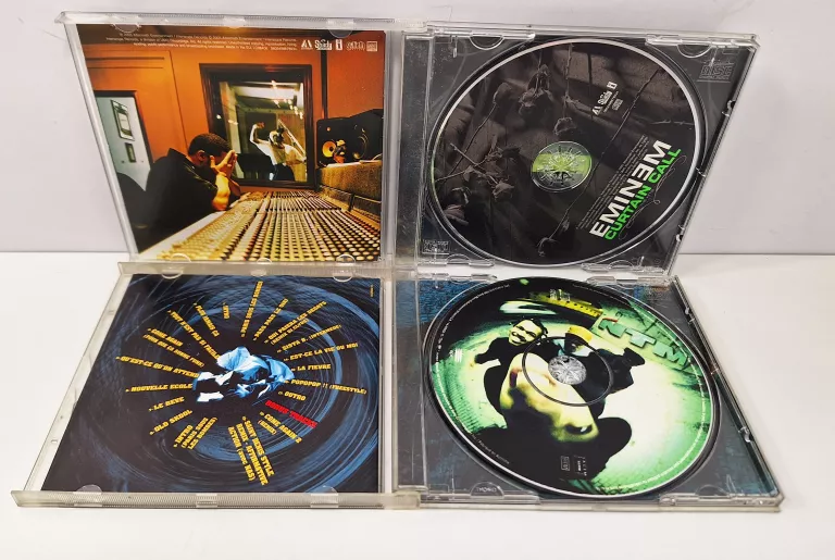 ZESTAW 5 ZAGRANICZNYCH PŁYT CD MUZYKA HIP-HOP / RAP DR. DRE , EMINEM , NTM