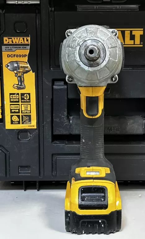 KLUCZ UDAROWY DEWALT DCF899, DWIE BATERIE, ŁADOWARKA, WALIZKA TSTAK
