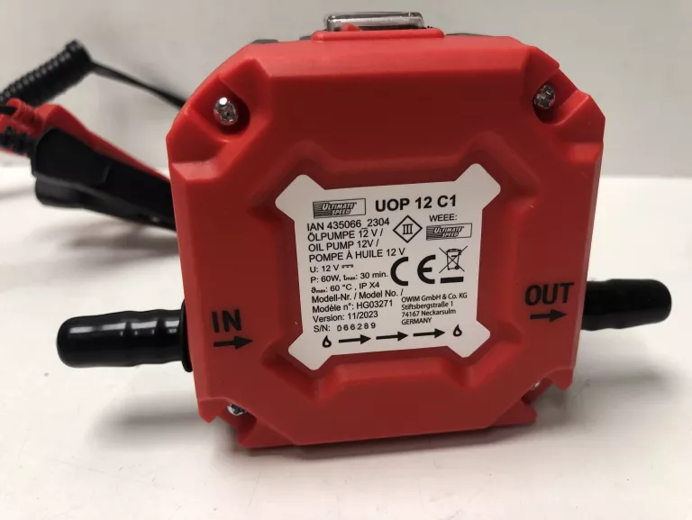 ULTIMATE SPEED POMPA DO WYMIANY OLEJU UOP 12 C1 60 W