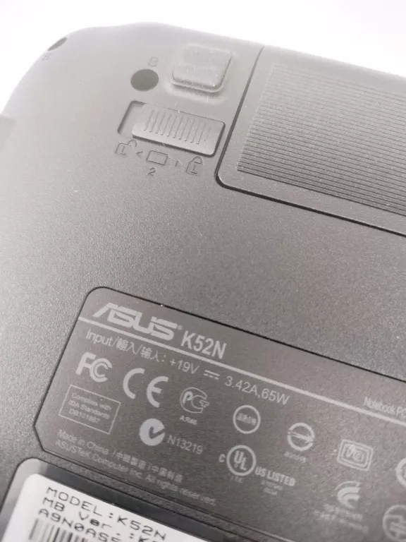 LAPTOP ASUS K52 USZKODZONY