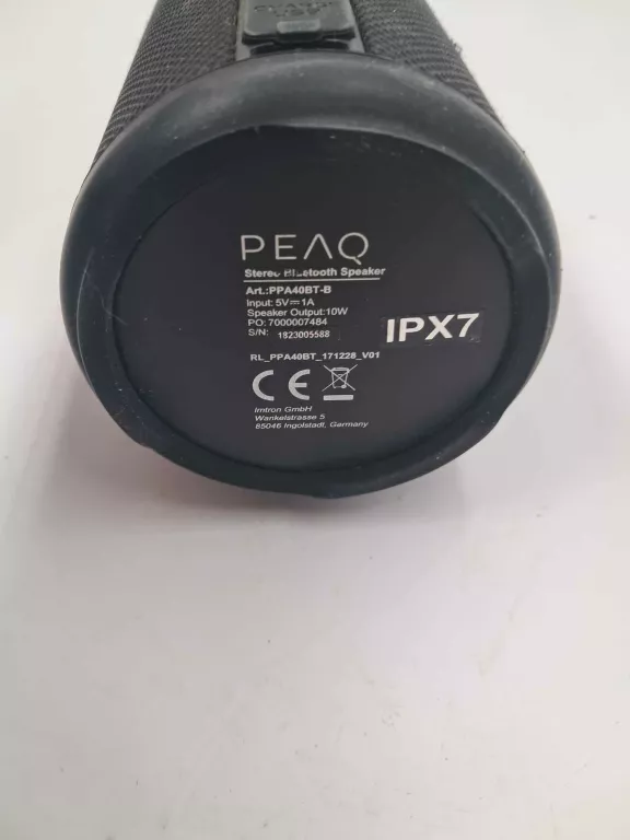 GŁOŚNIK BLUETOOTH PEAQ PPA40BT-B