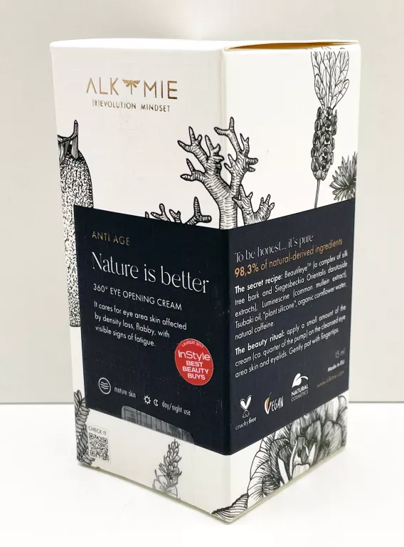 ALKEMIE NATURE IS BETTER 360° KREM POD OCZY 15ML.