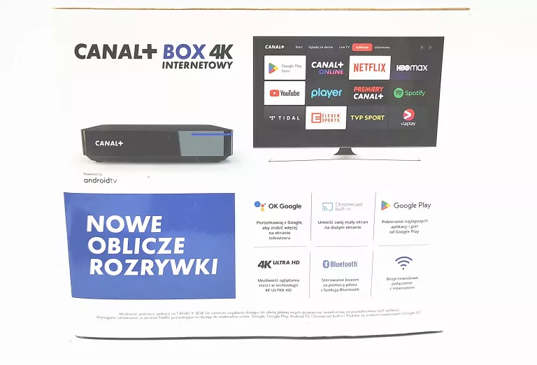 MODEM DO TELEWIZJI INTERNETOWEJ CANAL + BOX 4K