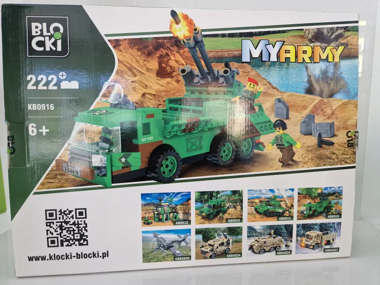 KLOCKI MY ARMY WYRZUTNIA 222EL