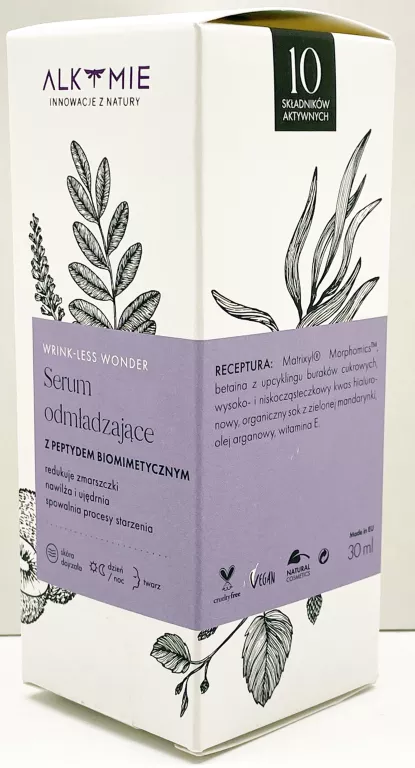 ALKEMIE SERUM ODMŁADZAJĄCE Z PEPTYDAMI 30ML
