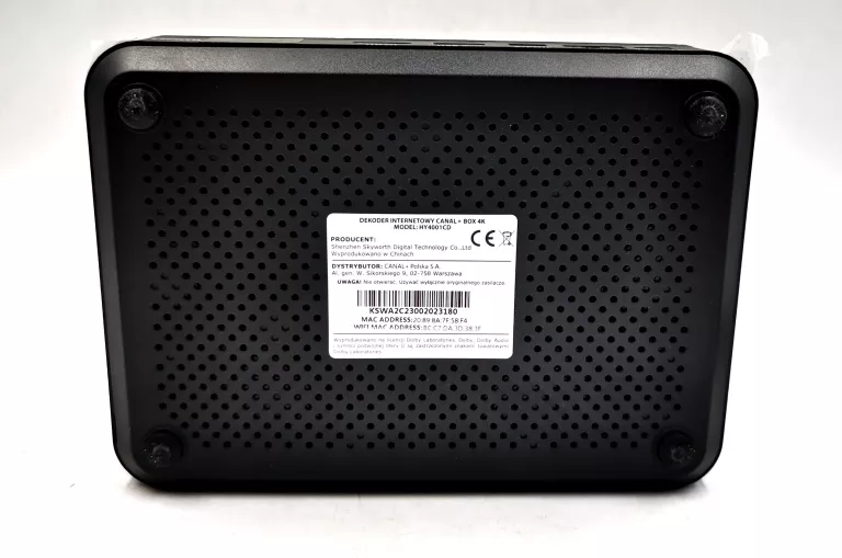 MODEM DO TELEWIZJI INTERNETOWEJ CANAL + BOX 4K