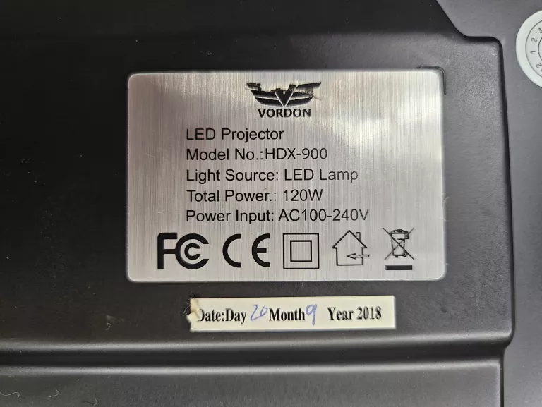 PROJEKTOR VORDON HDX-900
